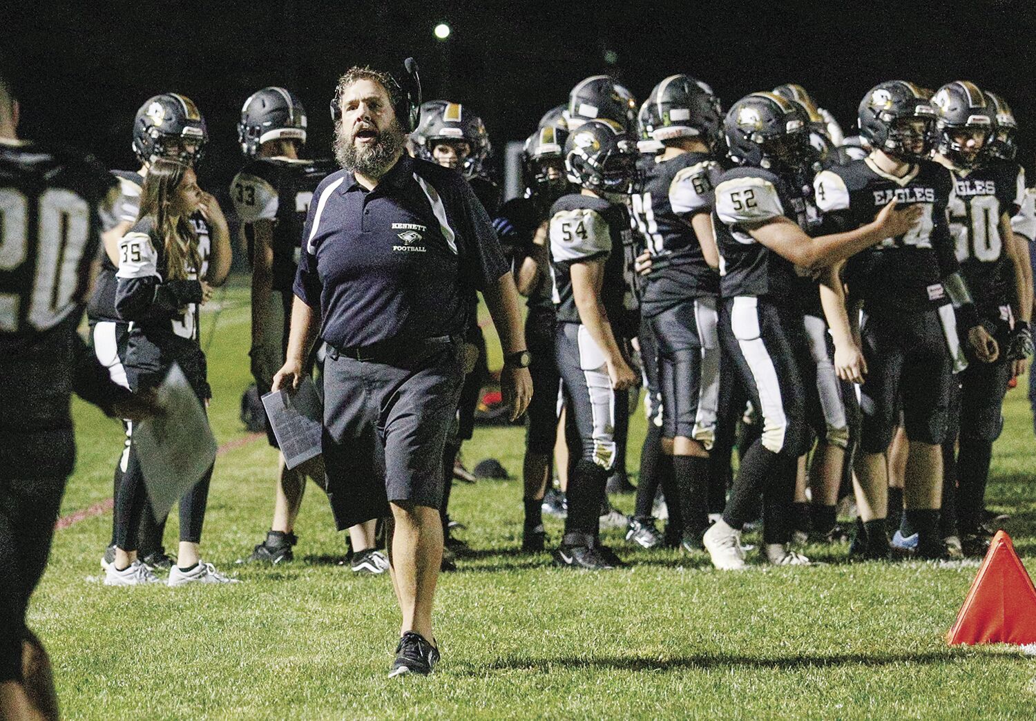 Eagles score early and often at the Spartans' expense